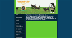 Desktop Screenshot of campcanine.com